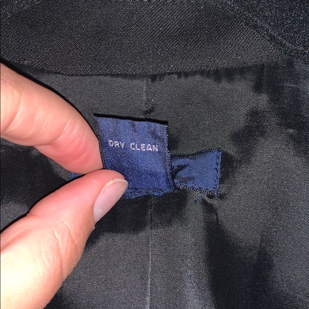 J Crew Black Blazer Sz 2, wool & polyester - Picture 4 of 8
